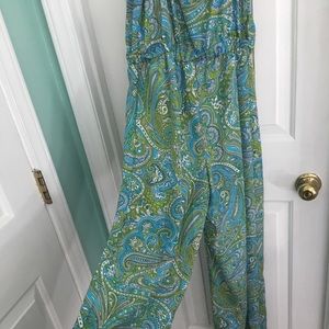 Never worn Michael Kors paisley jumpsuit
